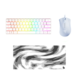 באנדל גיימרס: GK61 + Razer Deathadder + פד