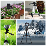 Mobile Phone Tripod Stand 40inch Universal Photography for Gopro iPhone Samsung Xiaomi Huawei Phone Aluminum Travel Tripode Para