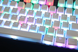 Pudding keycaps white