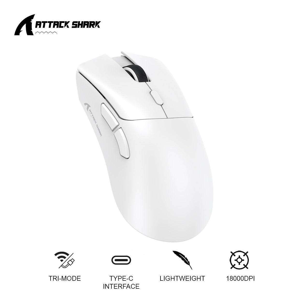 Attack Shark R1 – עכבר גיימינג אלחוטי