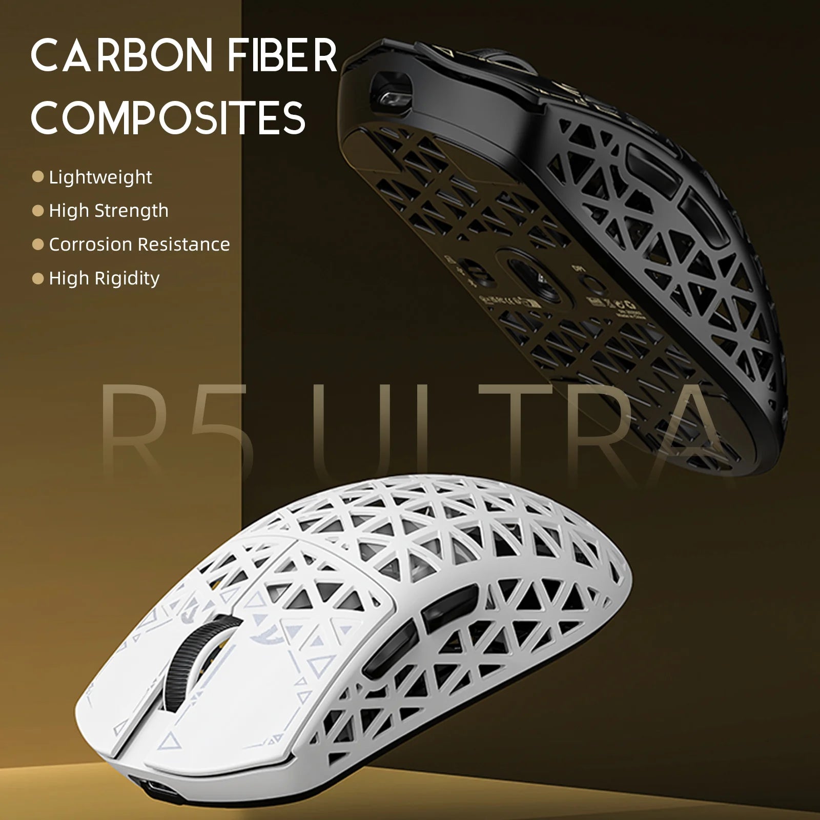 Attack Shark R5 ULTRA עכבר גיימינג אלחוטי