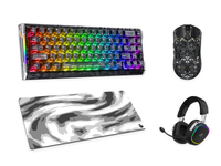 Attack Shark R68HE + R5 Ultra + G800 + פד מערבולת - סט גיימינג מלא
