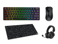 GK61 + Attack Shark R1 + L30PRO + פד זיגזג - סט גיימינג מלא