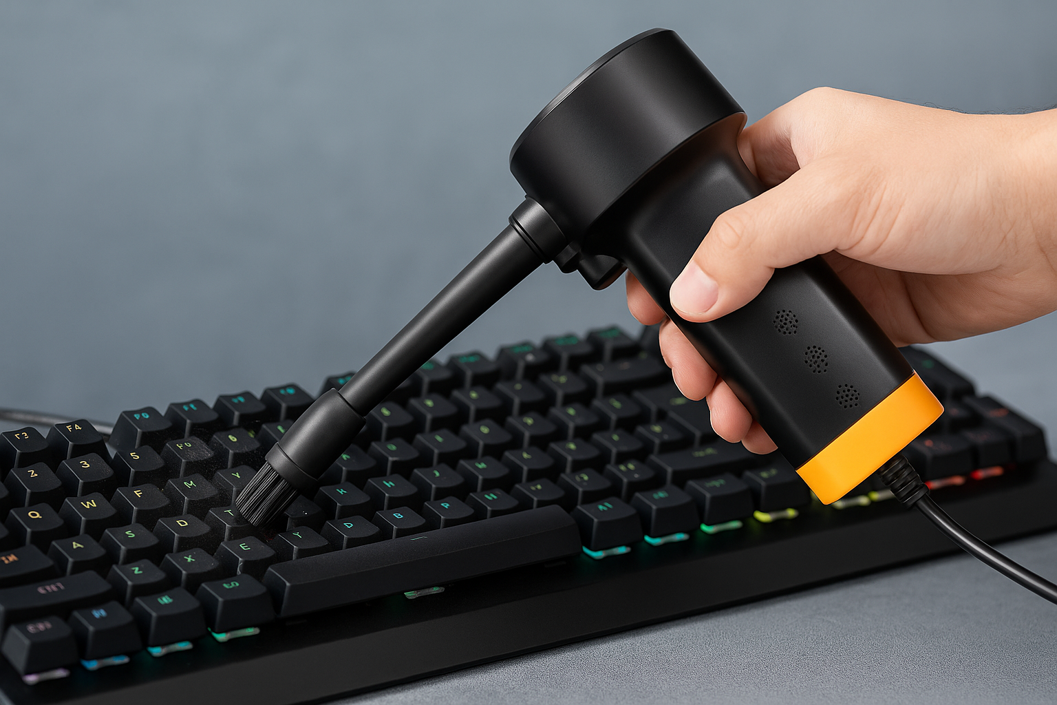 מפוח אוויר לניקוי מחשבים ומקלדות