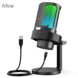 FIFINE A8 RGB מיקרופון גיימינג