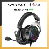 FIFINE H3 RGB אוזניות גיימינג