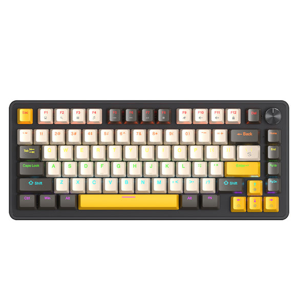 APAYADO K82 – מקלדת גיימינג 75% עם תאורת RGB