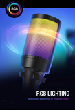 Fifine Ampligame RGB מיקרופון גיימינג