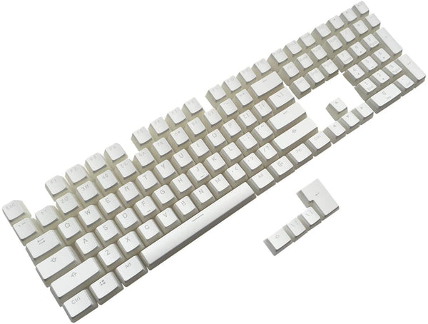 Pudding keycaps white